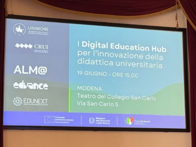 A Modena l’Assemblea della CRUI e una tavola rotonda nazionale sui Digital Education Hub, promossa dalla rete EDUNEXT