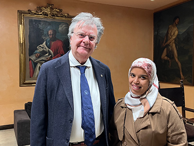 Una studentessa palestinese accolta a Unimore nell’ambito del programma IUPALS – Italian Universities for Palestinian Students